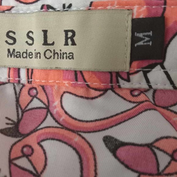 SSLR EUC Flamingo Button Down - Picture 5 of 5